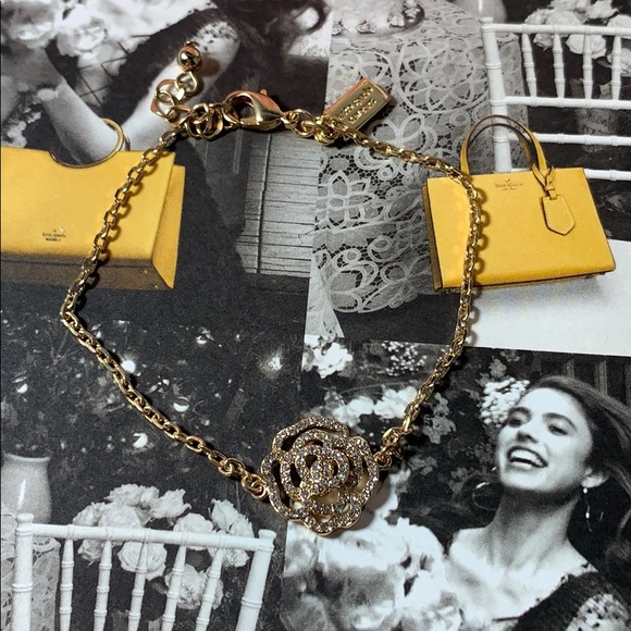 Kate spade bracelet rose 🌹 gold w bag - Picture 5 of 7